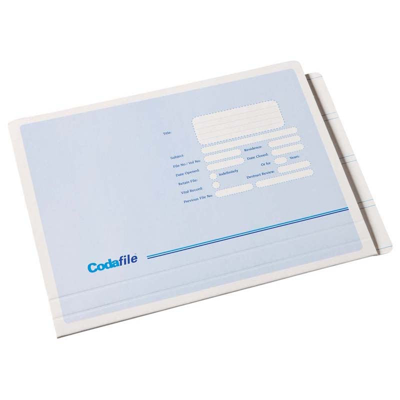 Codafile Heavy Duty Fitted 20mm Expanding Left Hand Pocket Box 20 - Cafe Supply