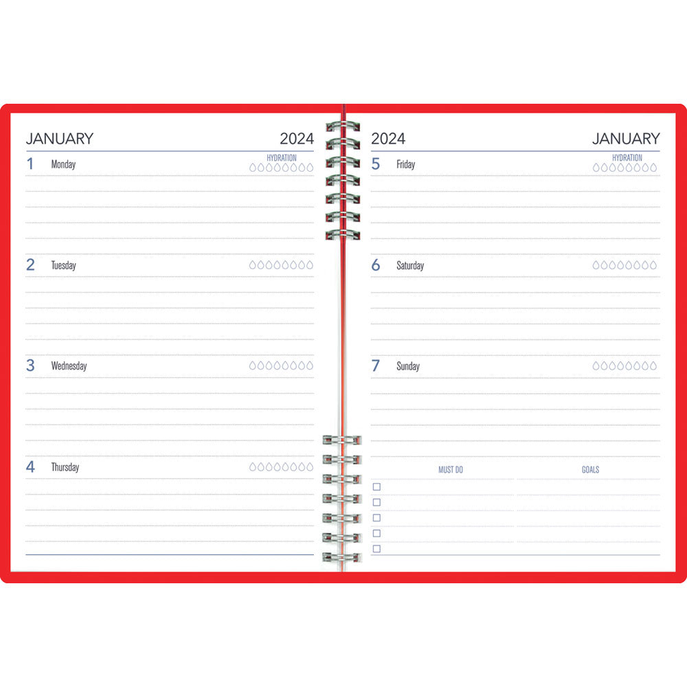 Collins Diary A53 Starburst Week To View Wiro Even Year