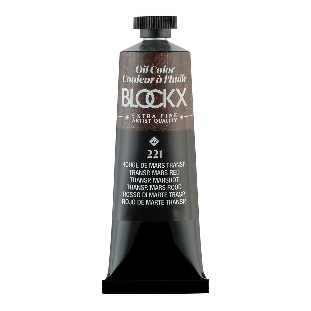 BLOCKX Oil Tube 35ml S2 221 Transparent Mars Red