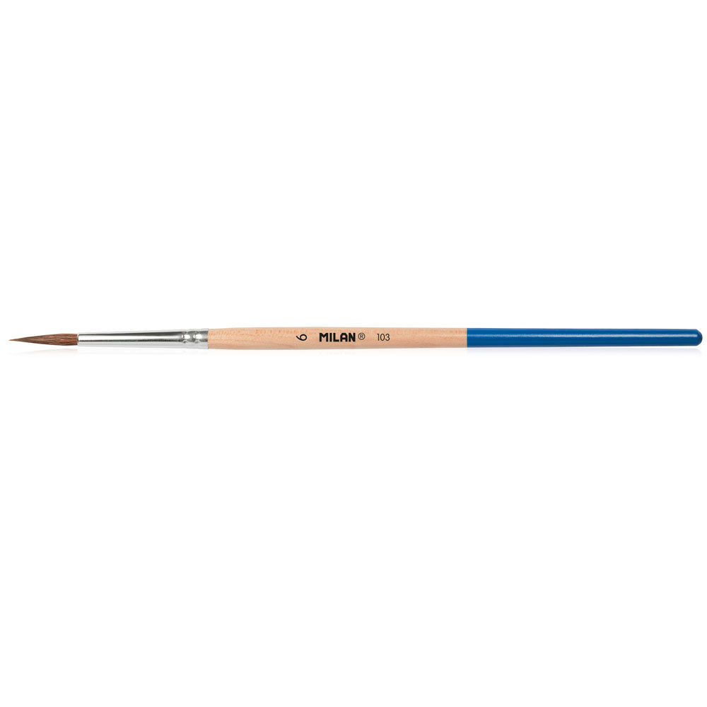 Milan Graphite Pencils Wood Free Water Soluble Set 6 Pieces - Cafe Supply