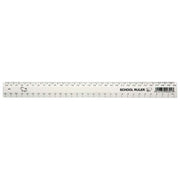 Taurus Ruler 300mm White School - Cafe Supply