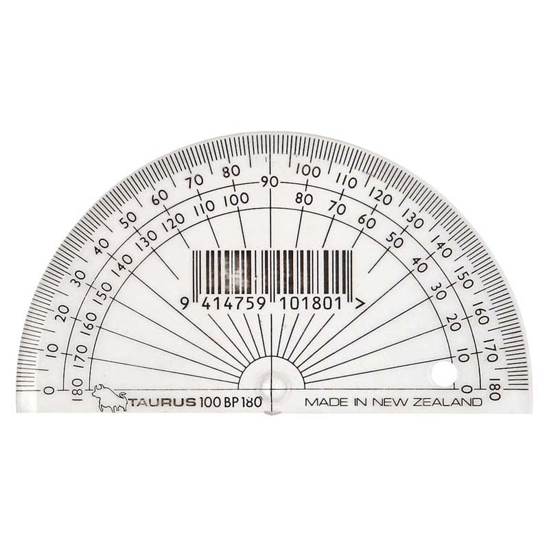 Taurus Protractor 10cm 180 - Cafe Supply