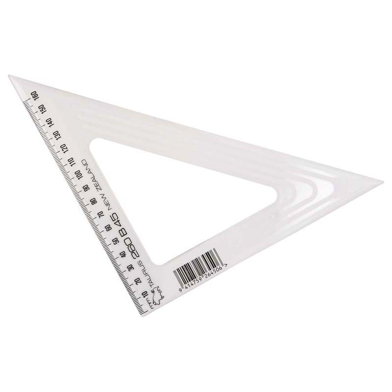 Taurus Set Square 26cm 45 - Cafe Supply