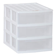 Taurus Desk Organiser 3 Drawer A4 White - Cafe Supply