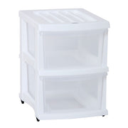 Taurus Storage Organiser 2 Drawer White - Cafe Supply