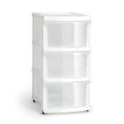 Taurus Storage Organiser 3 Drawer White - Cafe Supply