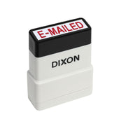 Dixon Stamp 082 Emailed Red Pre Inked - Cafe Supply