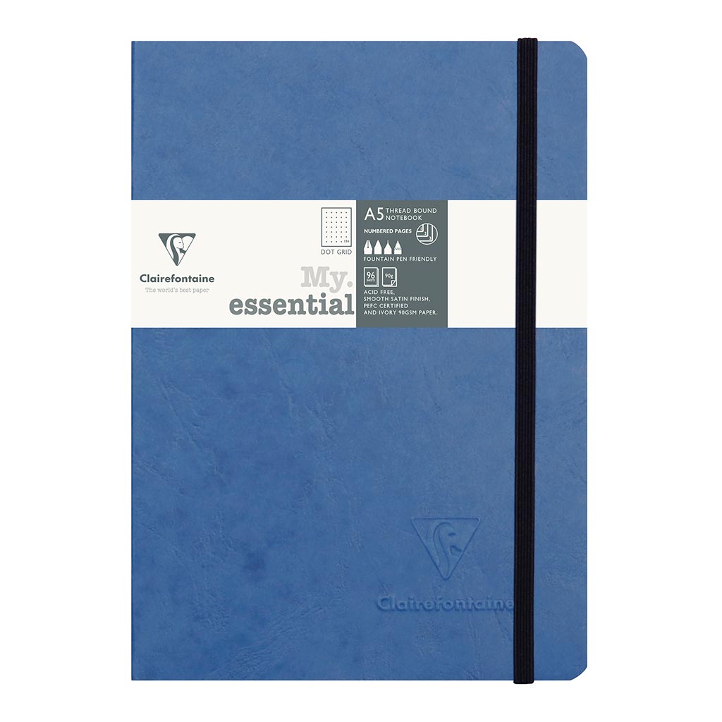 Age Bag My Essential Notebook A5 Dotted Blue