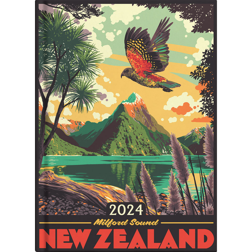 Collins A53 Kiwi Country Week to View Diary Even Year