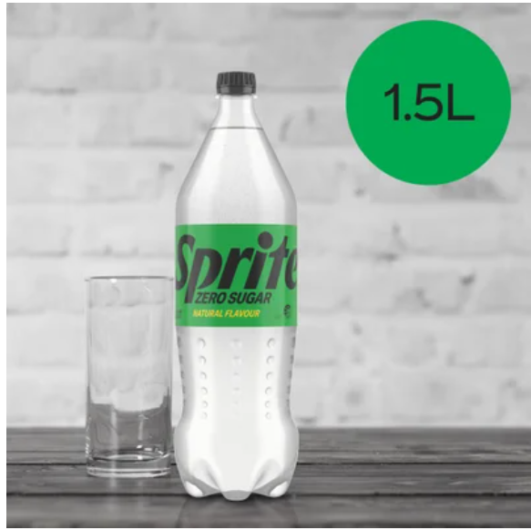 Sprite Zero Sugar Natural Flavour Soft Drink 1.5l - Cafe Supply