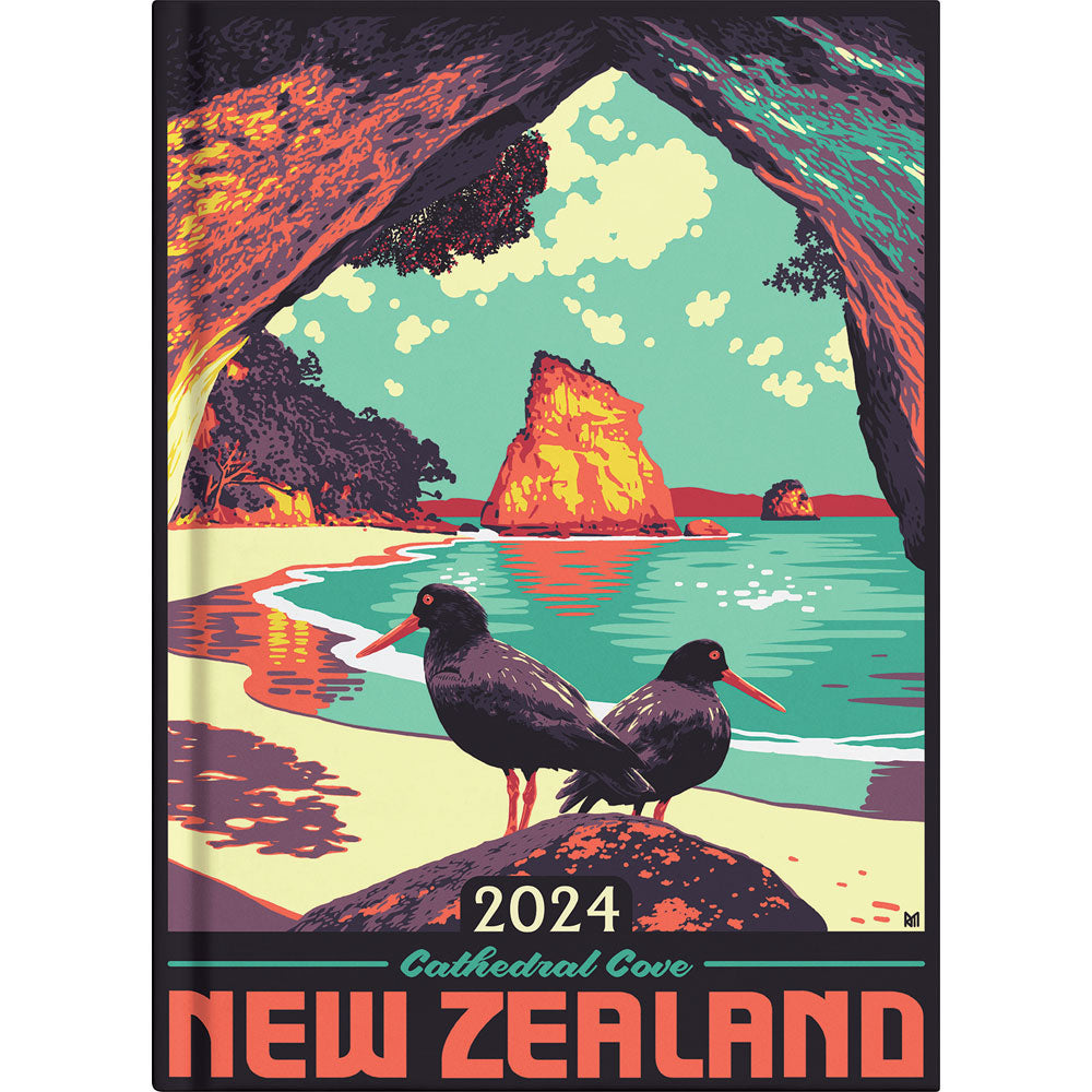 Collins A53 Kiwi Country Week to View Diary Even Year