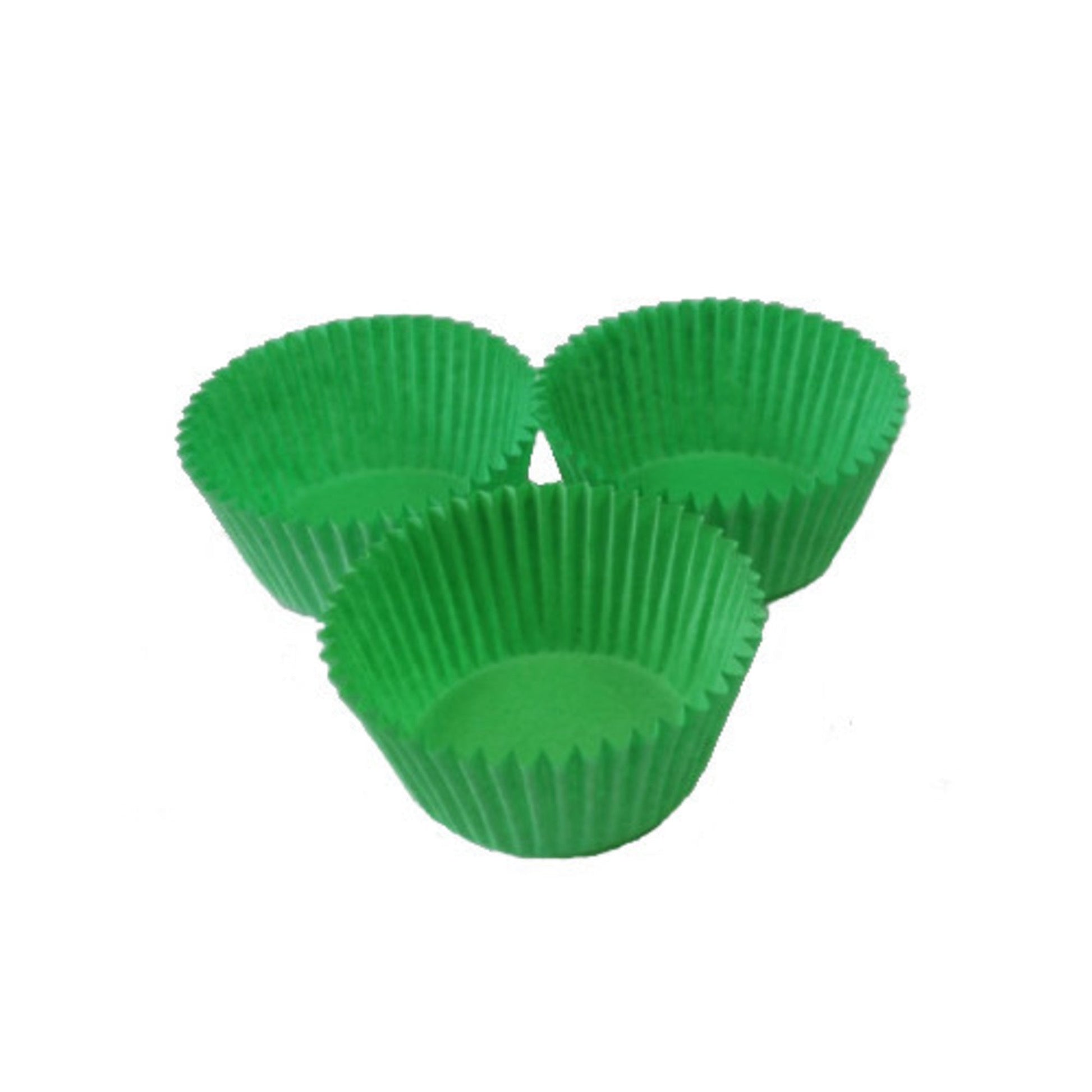 Standard Paper Cases Light Green 55x32.5mm (500) - Cafe Supply