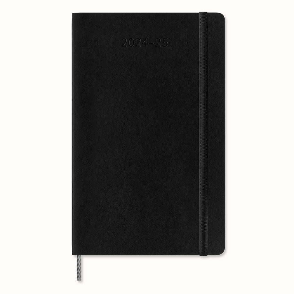 Moleskine Diary 18M Weekly + Notes Soft Cover Large Black