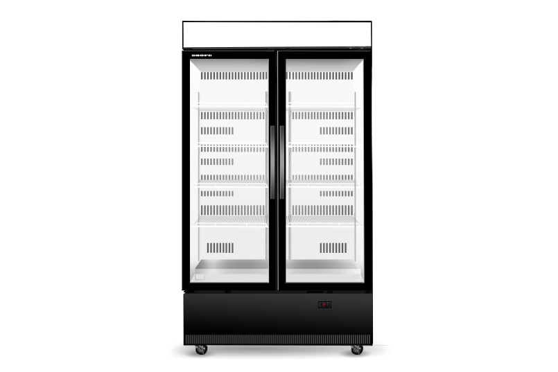 Skope EziCore BCE1200N 2 Glass Door Display or Storage Fridge