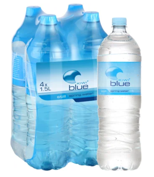 Kiwi Blue Still Spring Water 4pk - Cafe Supply