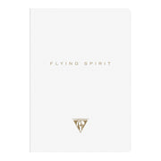 Flying Spirit Sewn Notebook A5 White
