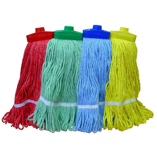 Screw-On Anti Tangle Mop Head 400g-Green - Cafe Supply