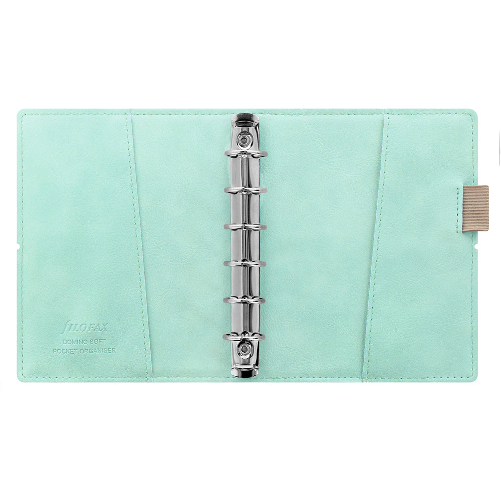 Filofax Organiser Domino Soft Pocket Duck Egg - Cafe Supply