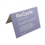 BSD ACRYLIC Guest Tent Sign - Soap - Cafe Supply