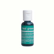 Chefmaster Liqua Gel Teal Green (Box of 12) - Cafe Supply
