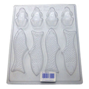 Frogs & Fish Mould (0.6mm) - Cafe Supply