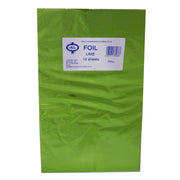 Confectionary Foil - Lime 10 Pack - Cafe Supply