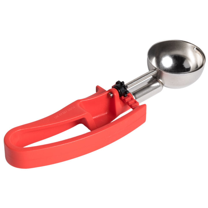 1.52-ounce disher with red squeeze handle