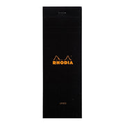 Rhodia Bloc Pad No. 8 Shopping Lined Black