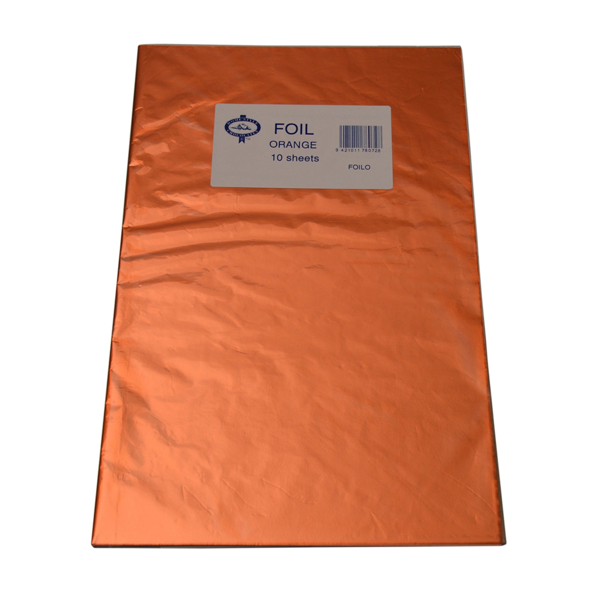 Confectionary Foil - Orange 10 Pack - Cafe Supply