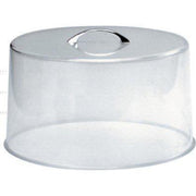 Clear Cake Cover 27.5cm x 13cm height (chrome handle) - Cafe Supply