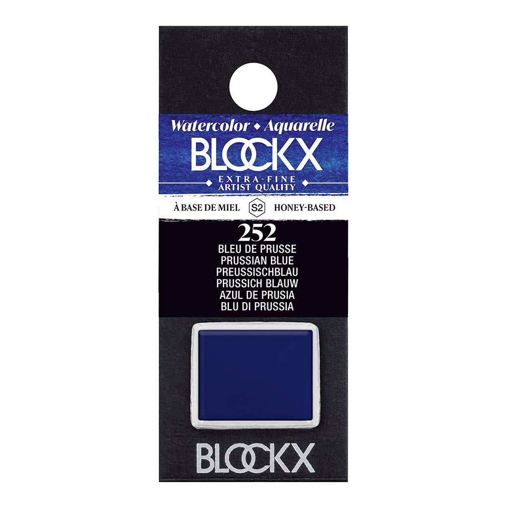 BLOCKX Watercolour Half Pan S2 252 Prussian Blue
