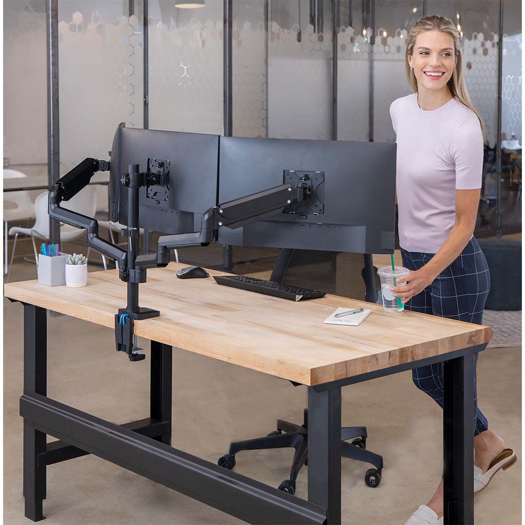 Fellowes Monitor Arm Platinum Triple