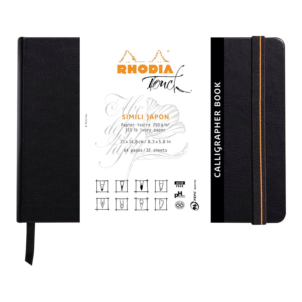Rhodia Touch Calligrapher Book A5 Landscape Blank