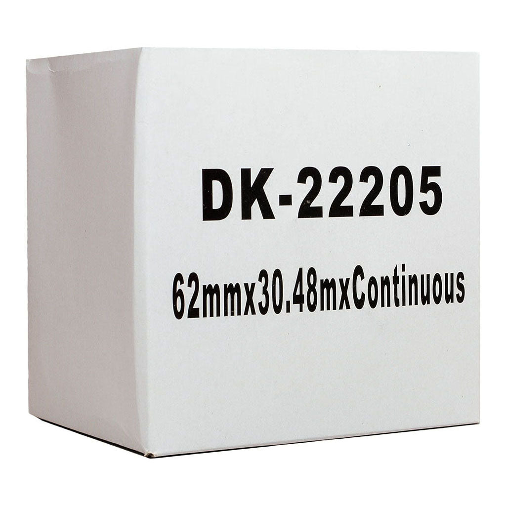 Icon Compatible Brother DK Paper Tape 62mmx30m Black on White