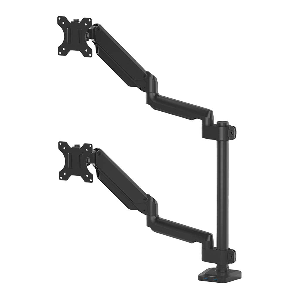 Fellowes Monitor Arm Platinum Dual Stacking