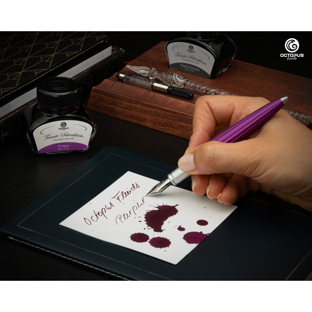 Octopus Fluids Fountain Pen Ink Purple (Purpur) 30ml