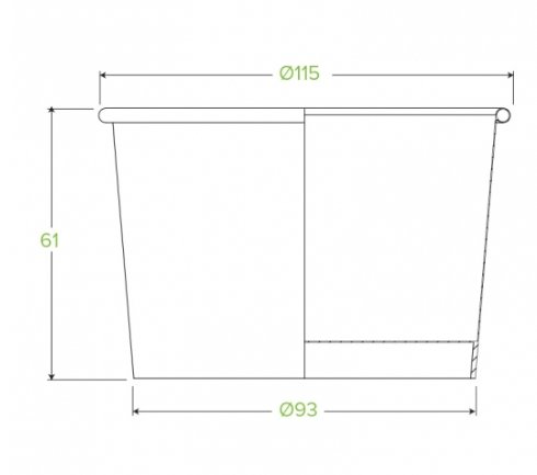 430ML / 12OZ NATURAL BIOBOWL - Cafe Supply