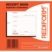 Rediform Book Receipt Small Duplicate 50 Leaf - Cafe Supply