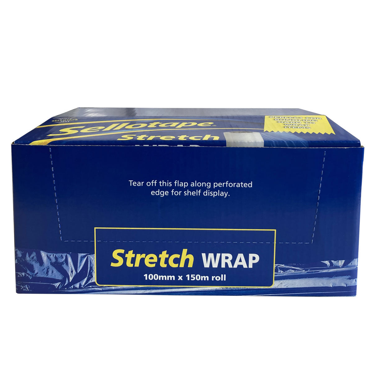 Sellotape Stretch Wrap Refill 100mmx150m 20mu - Cafe Supply