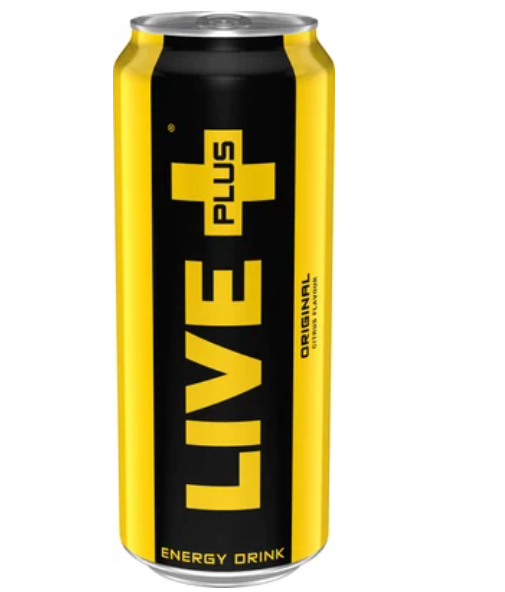 Live Plus Original Citrus Energy Drink 500ml - Cafe Supply