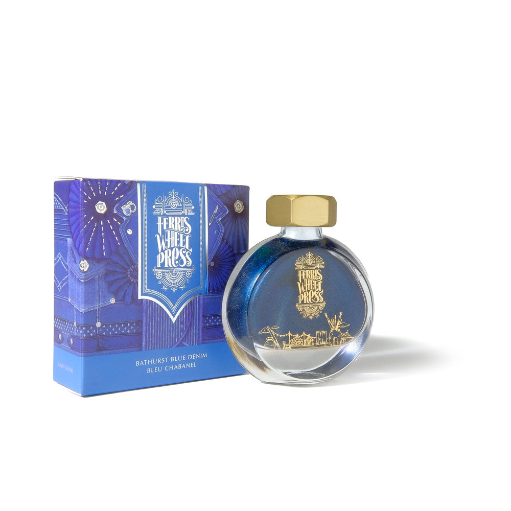 Ferris Wheel Press Fountain Pen Ink Bathurst Blue Denim 38ml