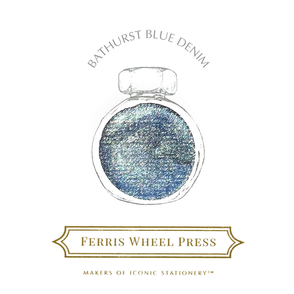 Ferris Wheel Press Fountain Pen Ink Bathurst Blue Denim 38ml