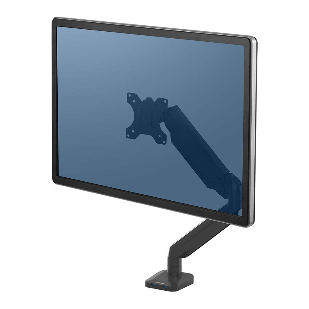 Fellowes Monitor Arm Platinum Single