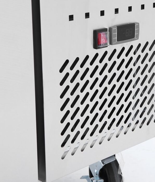 1 DOOR PIZZA PREP TABLE FRIDGE 1117 MM MPF8201 - Cafe Supply