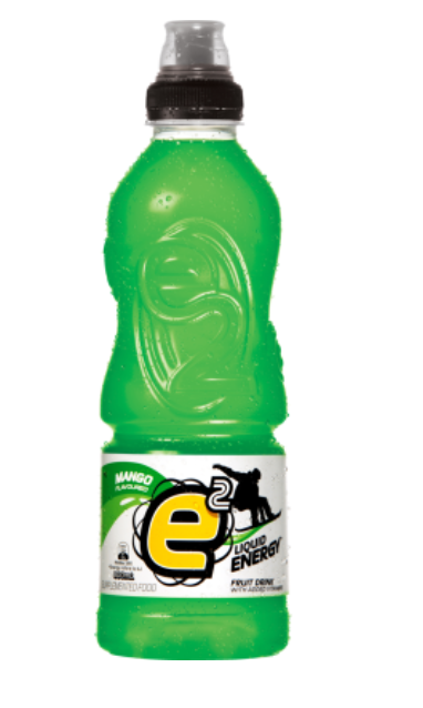 e2 Mango Liquid Energy Fruit Drink 800ml - Cafe Supply