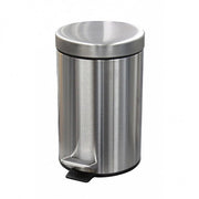 3L Round Stainless Steel Pedal Bin - Cafe Supply