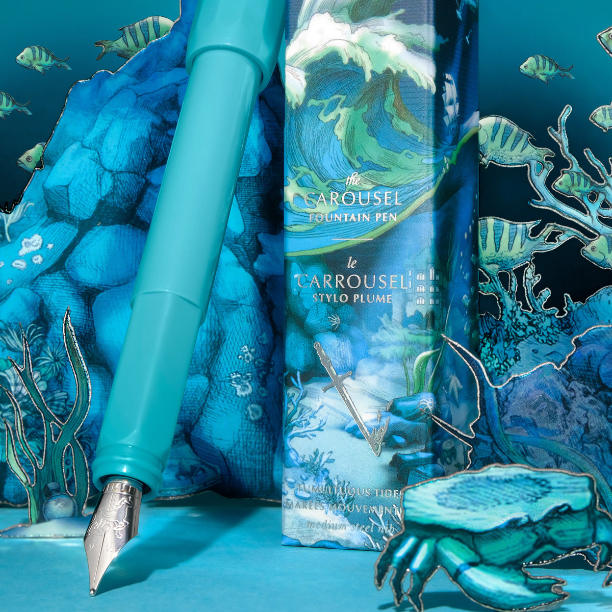 Ferris Wheel Press Fountain Pen Carousel Tumultuous Tides Fine