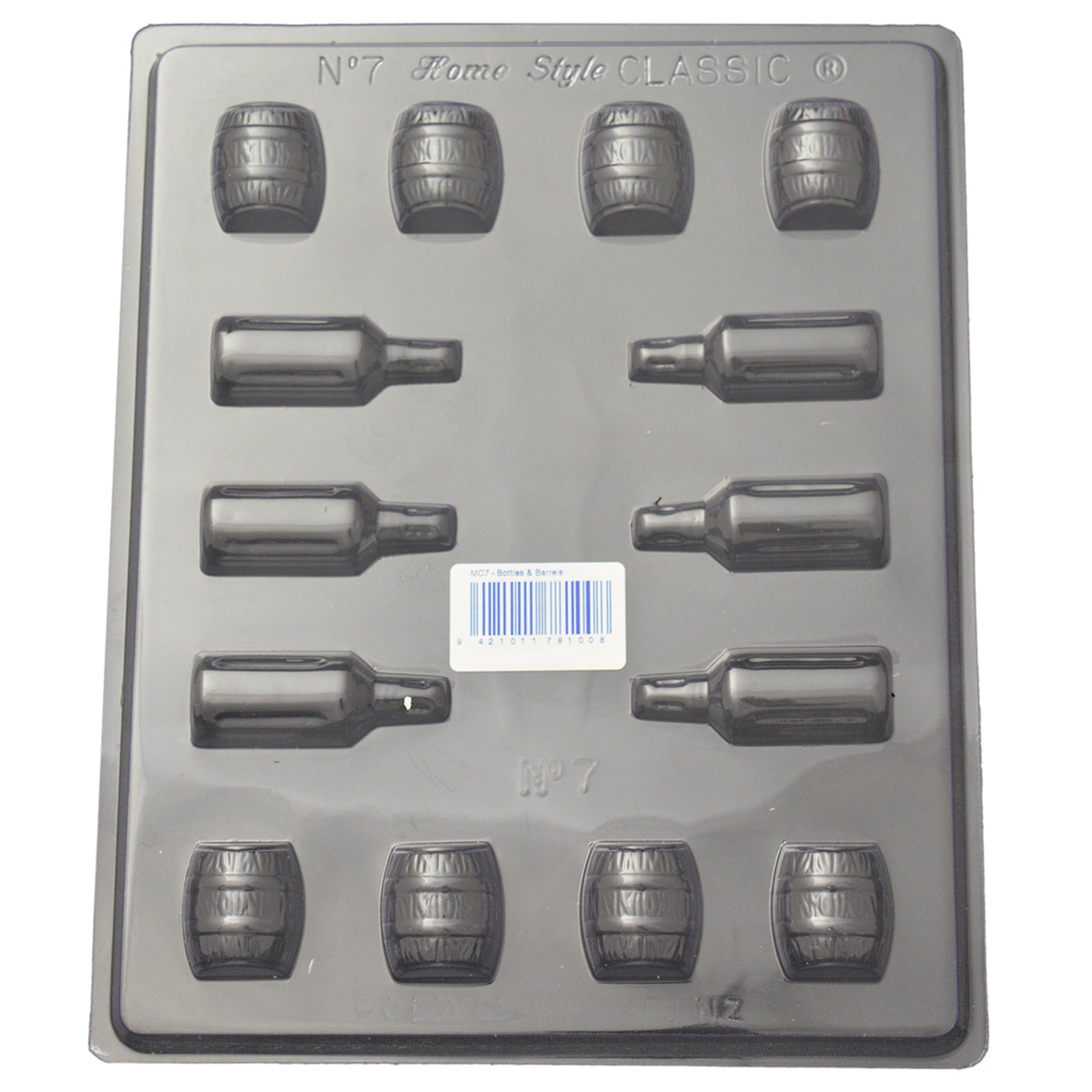 Bottles & Barrels Mould (0.6mm) - Cafe Supply