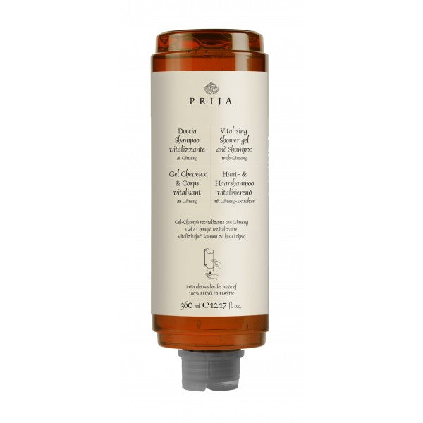 Prija Shower Gel/Shampoo 360ml Cartridge - Cafe Supply