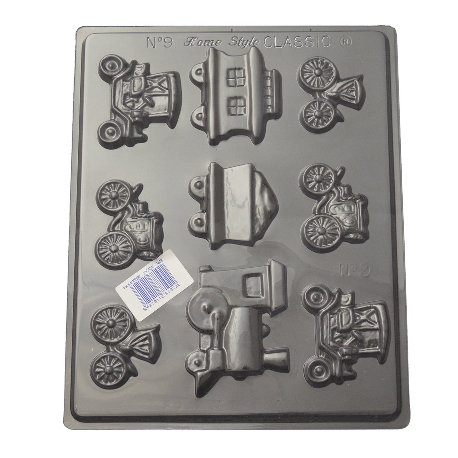 Cars & Trains Mould (0.6mm) - Cafe Supply